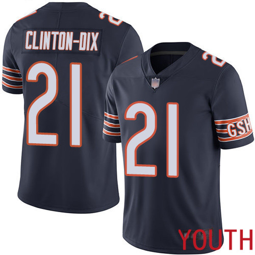 Chicago Bears Limited Navy Blue Youth Ha Ha Clinton-Dix Home Jersey NFL Football #21 Vapor Untouchable